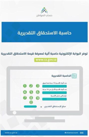 حاسبة حساب المواطن 1445