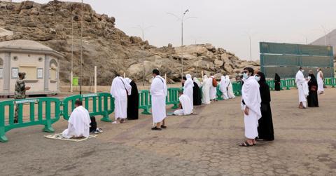 الوقوف بعرفة يوم (9) ذو الحجة