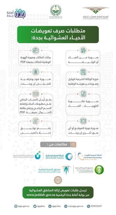 متطلبات صرف تعويضات هدد جدة