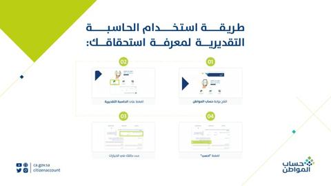 معرفة استحقاق دعم حساب المواطن