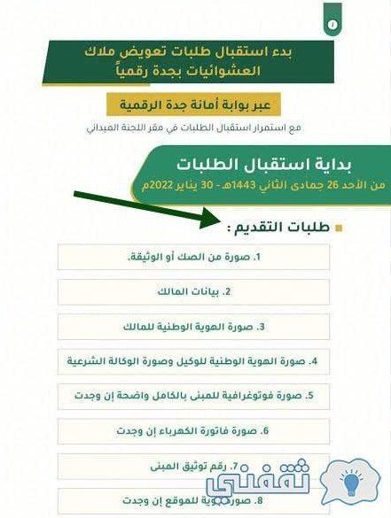 موعد صرف تعويضات هدد جدة 1445 والمستندات المطلوبة