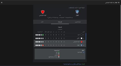 تذاكر الهلال والوداد