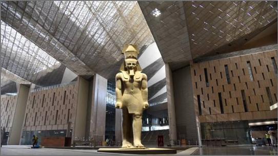 Statue of Ramses II in the Egyptian Museum