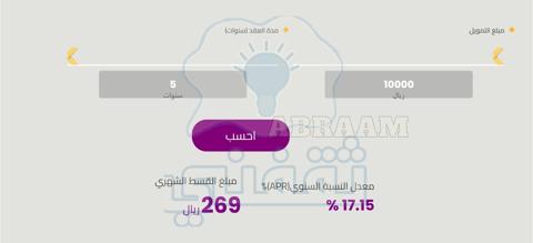 قسط شهري 270 ريال تمويل شركة التيسير للقروض