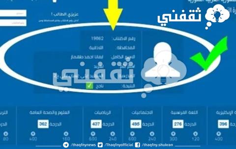 رابط نتائج البكالوريا 2023 سوريا حسب الاسم ورقم الاكتتاب الآن عبر موقع وزارة التربية السورية moed.gov.sy