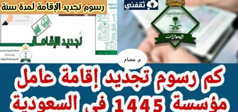 الاستعلام عن رسوم تجديد الإقامة في السعودية بالطريقة الجديدة 2023