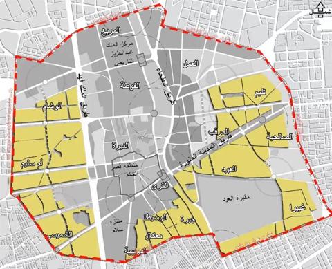 أسماء المناطق التي عليها إزالة في جدة 1445 بعد تحديث خريطة إزاله أحياء جده