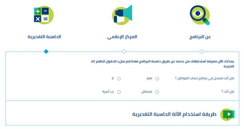 حساب المواطن... كيفية استخدام حاسبة الدعم للفرد 1445 هـجريًا