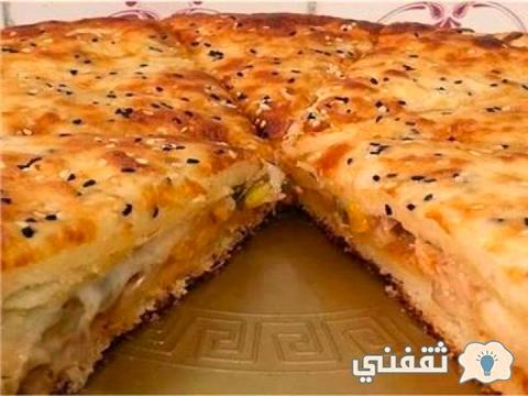 فطيرة دجاج بالبف باستري