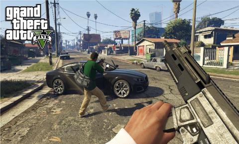 لعبة التشويق والمتعة grand theft auto 5