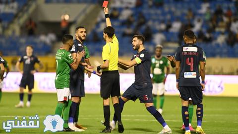 مباراة الاتفاق ضد ضمك في دوري روشن السعودي للمحترفين