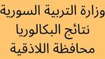 رابط نتائج البكالوريا 2023 اللاذقية حسب رقم