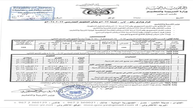 رابط نتائج التاسع 2023 اليمن (الثانوية العامة)