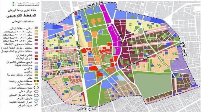 كشف أسماء الأحياء التي عليها إزاله في الرياض