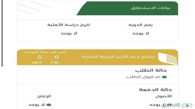 رابط الاستعلام عن دعم ريف 1445 برقم الهوية