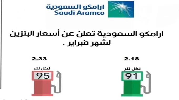 أسعار البنزين في أرامكو المملكة السعودية