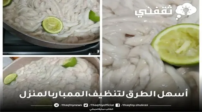 بطريقة المجازر أسرع الطرق وأسهلها في تنظيف