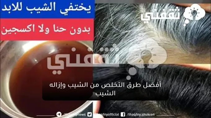 وصفه جدتي للتخلص من الشيب …أفضل طرق التخلص من