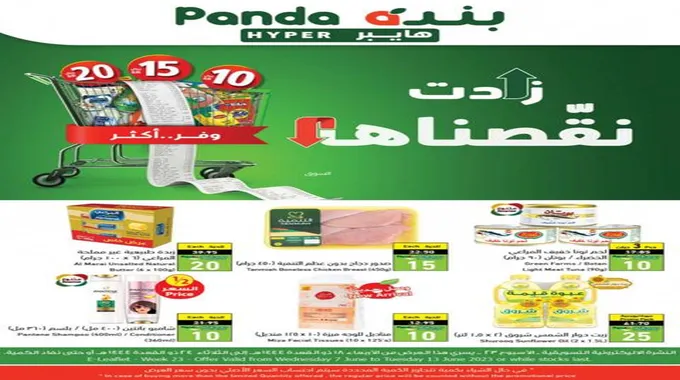 خصم 40٪ من عروض بنده الصفحة الرئيسية Panda لعيد