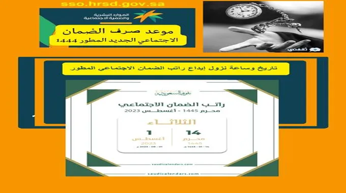 تاريخ وساعة نزول الضمان المطور Sbis.Hrsd.Gov.Sa