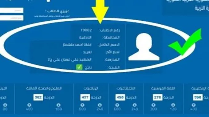 نتائج البكالوريا 2023 سوريا حسب الاسم ورقم