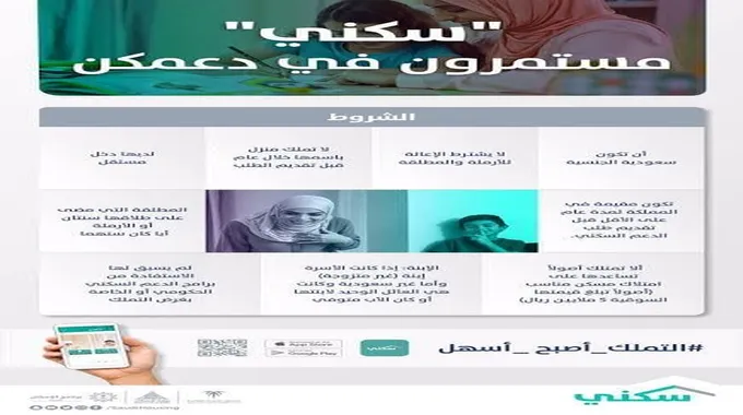 شروط دعم سكني للمطلقات والأرامل 1445 وشرح خطوات