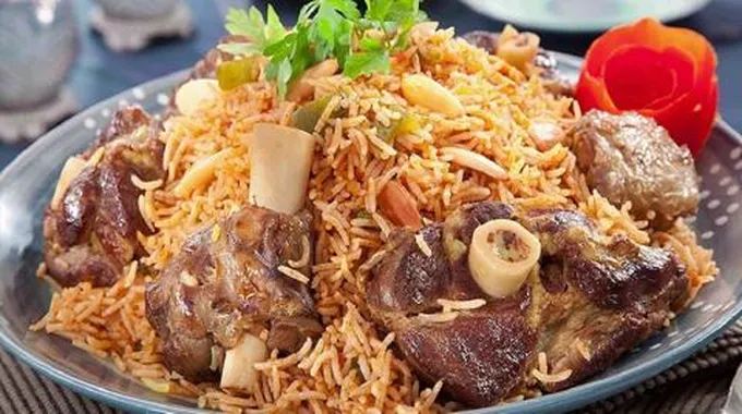 طريقة عمل كبسة اللحم السعودية بالأرز البسمتي