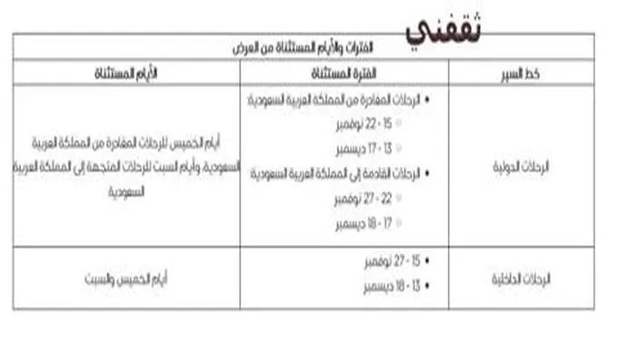 عروض طيران ناس على الرحلات الداخلية والدولية