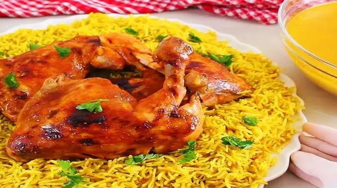 طريقة عمل كبسة الدجاج السعودية بأرز بسمتي