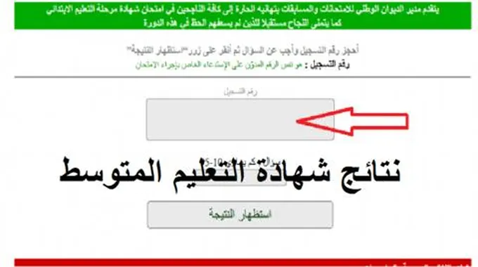 نتيجتك هُنا.. لينك نتائج شهادة التعليم المتوسط